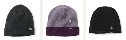 Beanies used for bikepacking, an important accessory for how to stay warm while bikepacking in cold weather.
